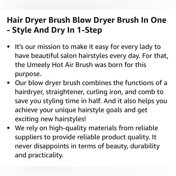 Revlon Hair Dryer Brush Blow Dryer Brush In One - black/pink - NWT - Picture 7 of 16